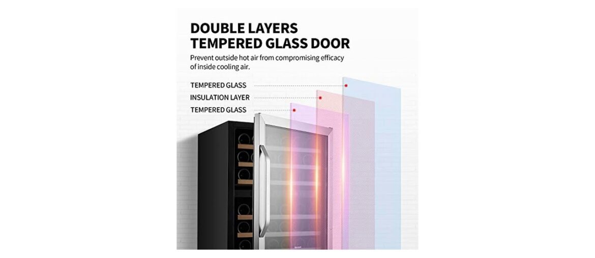 ☀️ Karcassin Wine Cooler Refrigerator – Compressor Wine Bottle Chiller – 2 Compartment – Dual Temp ☀️ Karcassin Wine Cooler Refrigerator – Compressor Wine Bottle Chiller – 2 Compartment – Dual Temp