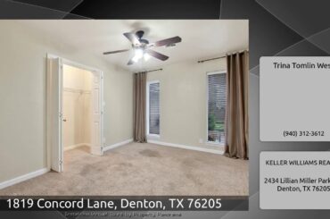 1819 Concord Lane, Denton, TX 76205