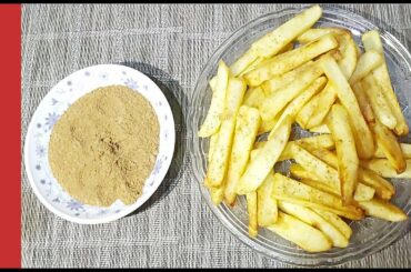 French fries recipe-Homemade crispy french fries recipe-Restaurant style french fries recipe.