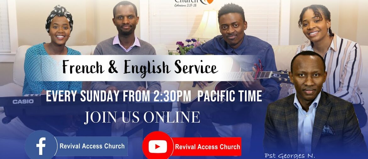 French and English Service April 19th 2020 | Revival Access Church