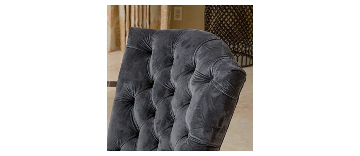 ☀️ Christopher Knight Home Moira New Velvet Dining Chairs (Set Of 2), Charcoal