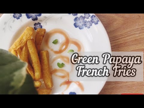 Green Papaya French fries || Nutritious Kids Snack Recipe || Lockdown Easy Evening Snack Recipe Green Papaya French fries || Nutritious Kids Snack Recipe || Lockdown Easy Evening Snack Recipe