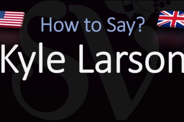 How to Pronounce Kyle Larson? Nascar Driver Pronunciation