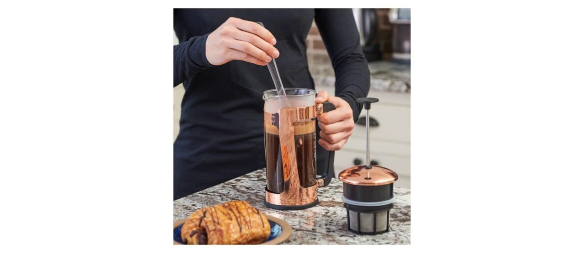 ✨ ESPRO 1218C-CU P5 French press, 18 Ounce, Glass/Copper ✨ ESPRO 1218C-CU P5 French press, 18 Ounce, Glass/Copper