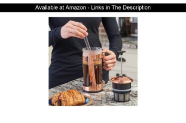 ✨ ESPRO 1218C-CU P5 French press, 18 Ounce, Glass/Copper