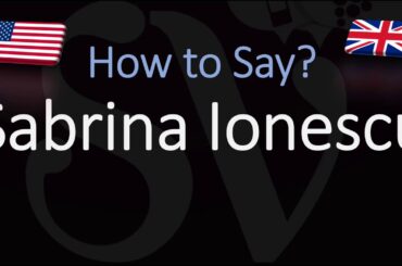 How to Pronounce Sabrina Ionescu? (CORRECTLY) WNBA Pronunciation