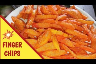 Lockdown Me Ghar Par Banaen Kanpur Famous Finger Chips|French Fries Recipe|Zaika Kanpuri|Sumayya