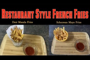 French Fries Recipe I फ्रेंच फ्राइज I Two types of French Fries I Santa’s Vlogs