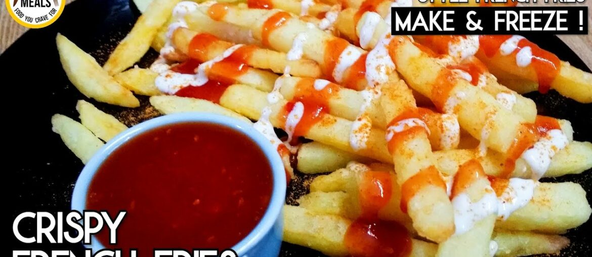 Crispy French Fries Recipe | How To Make Chicken Flavour Mcdonald Style French Fries By SB - Meals