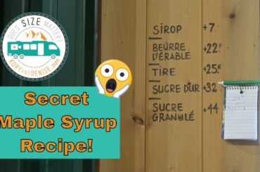 Making MAPLE SYRUP // Tree to Tasting, Authentic Quebec, Canada