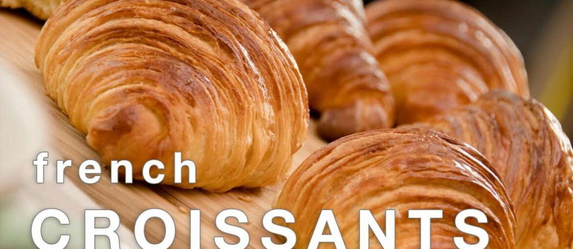 How to Make FRENCH CROISSANTS recipe | laminated yeast dough recipe at home | ENGLISH DUBBING