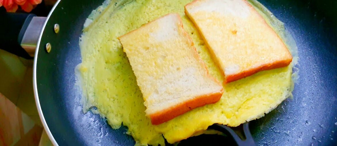 🌮🌮২মিনিটে মজাদার স্ন্যাকস রেসিপি/easy recipe /one pan egg toast bangla/French toast/egg sandwich
