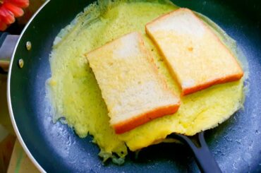 🌮🌮২মিনিটে মজাদার স্ন্যাকস রেসিপি/easy recipe /one pan egg toast bangla/French toast/egg sandwich