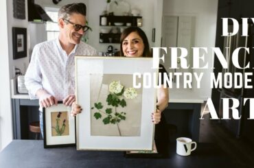 ART You will LOVE making! French Country Modern DIY ART!