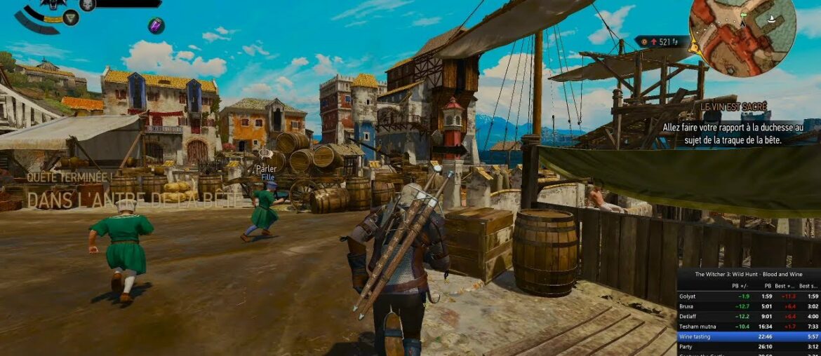 The Witcher 3: Blood and Wine speedrun in 43:22