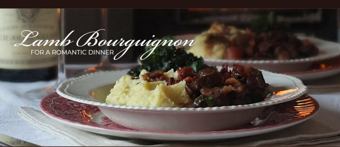 Slow Cooked Lamb Bourguignon Recipe