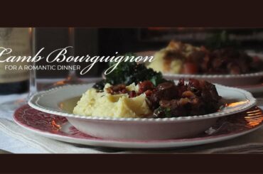 Slow Cooked Lamb Bourguignon Recipe