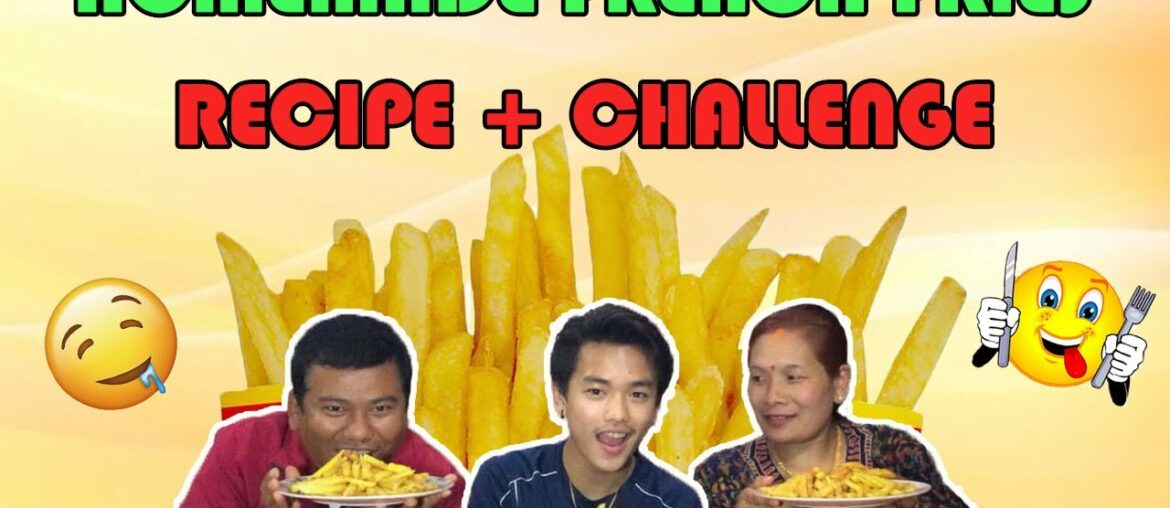 French Fries Recipe + Challenge || So Good 🤤 ||Abishek Gurung