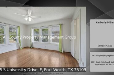 2625 S University Drive, F, Fort Worth, TX 76109