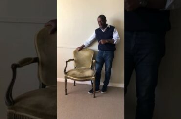 A single 18th century elbow chair