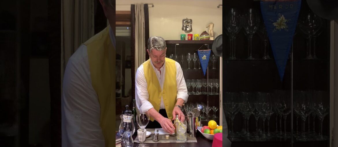 I cocktail a casa di Marco Sabellico: la ricetta del French75 (in inglese)
