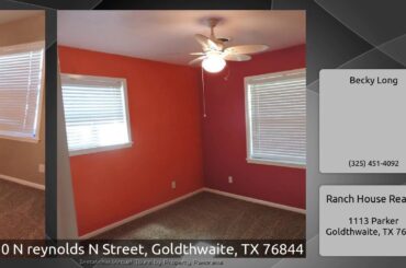 1510 N reynolds N Street, Goldthwaite, TX 76844