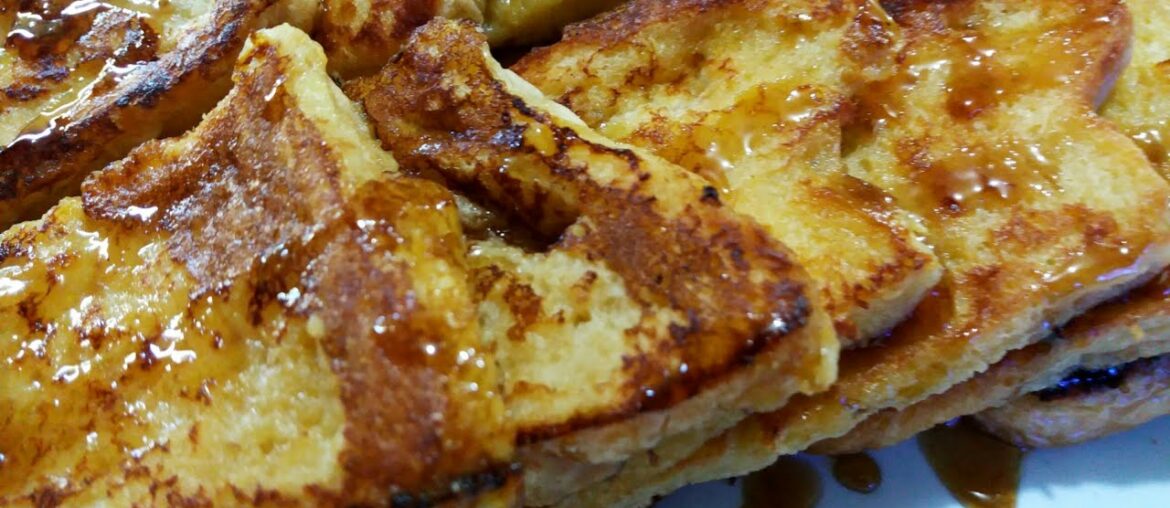 French Toast with Homemade Syrup | Easy Recipes