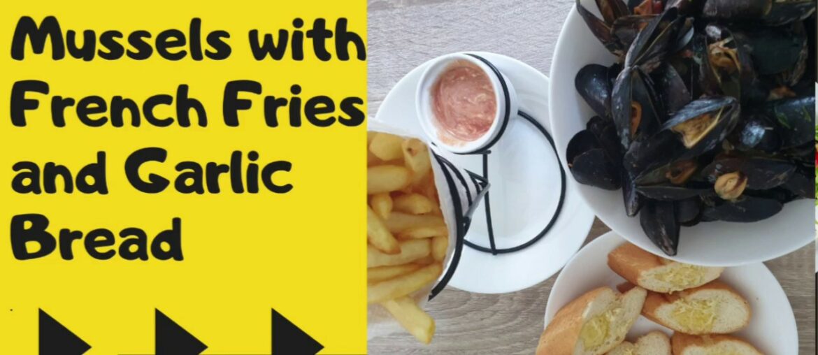Mussels with French Fries and Garlic Bread||Fast and Easy #Stayhome #withme #cook #food Mussels with French Fries and Garlic Bread||Fast and Easy #Stayhome #withme #cook #food