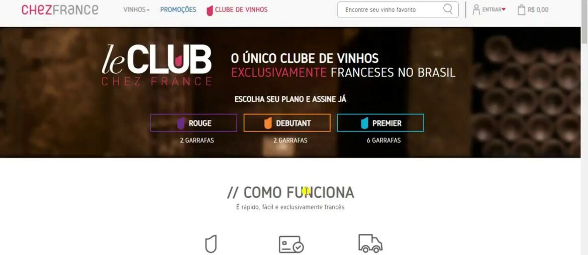 Chez France Loja de Vinhos Online Franco-Brasileira com Conceito da  “Art de Vivre".