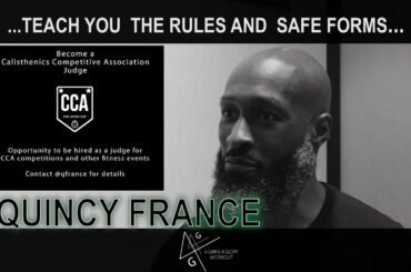 QUINCY FRANCE | JUDGE IN CALISTHENICS COMPETITION | CALISTHENICS INTERVIEW 2020