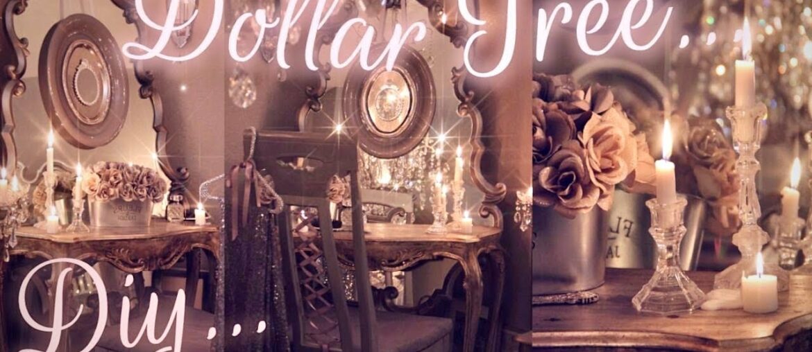 3 Dollar Tree Diys, For Vanity, Bedroom, Bathroom, Beauty Room & Closet – Romantic, French, Elegant 3 Dollar Tree Diys, For Vanity, Bedroom, Bathroom, Beauty Room & Closet - Romantic, French, Elegant