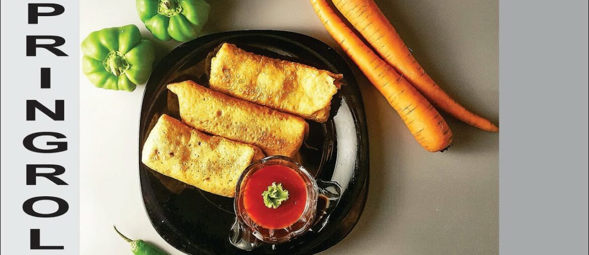 Spring Roll Very Unique Recipe With French Crepes  Ramzan Special