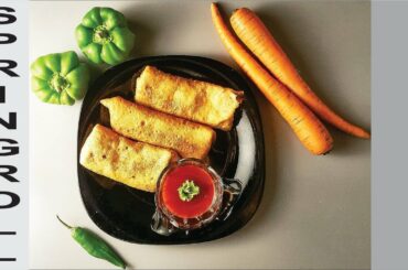 Spring Roll Very Unique Recipe With French Crepes  Ramzan Special