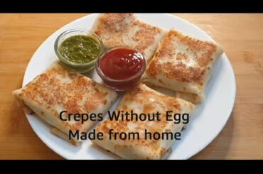 How to Make Crepes !! Cheesey Crepes Recipe !! French Crepe Recipe !! Easy Breakfast ! Krati Agrawal