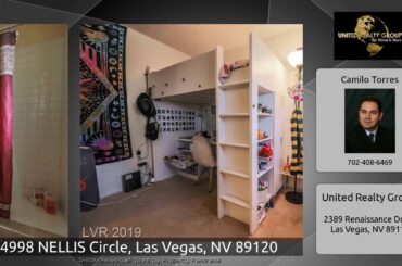 4998 NELLIS Circle, Las Vegas, NV 89120