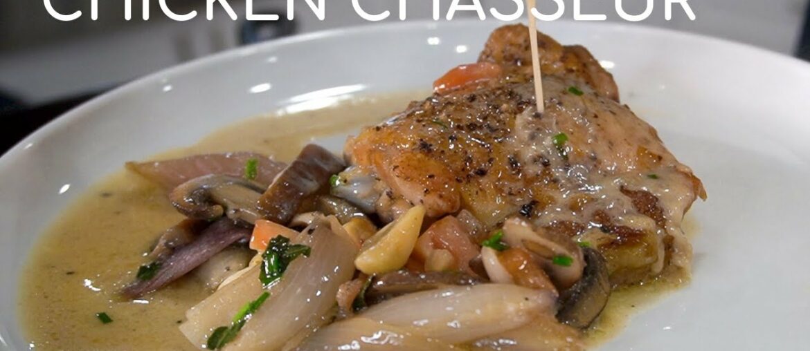 Chicken Chasseur: A FANCY but EASY french dish!