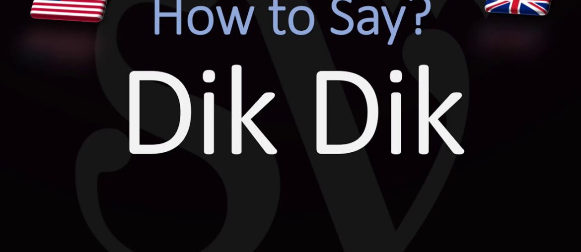How to Pronounce Dik Dik? (CORRECTLY) Africa Animal Pronunciation How to Pronounce Dik Dik? (CORRECTLY) Africa Animal Pronunciation