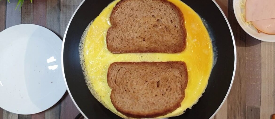 Bread Omeletta | French Recipe Omeletta.