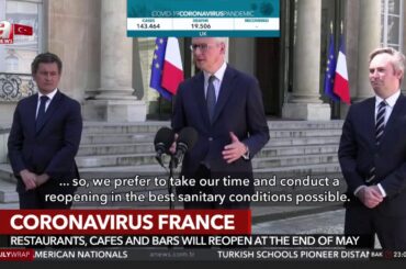 Restaurants and cafes will reopen in France at end of May / A News