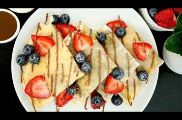 How to Make Crepes | French Crepes Recipe | Easy Crepes Recipe