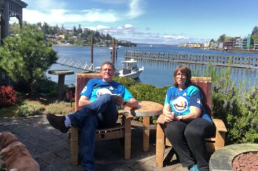 Goodtimes Gala Live Auction Package 1009 - Handmade Wine Barrel Chairs and Table