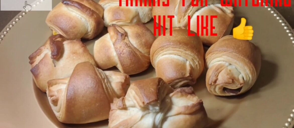 BAKERY STYLE CROISSANT RECIPE - FRENCH PASTRY - FRENCH  BREAD🥖 - Ramadan Special