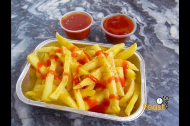 French fries recipe for Ramadan- KFC-Mcdonalds style with Feast O'clock-Lockdown recipes