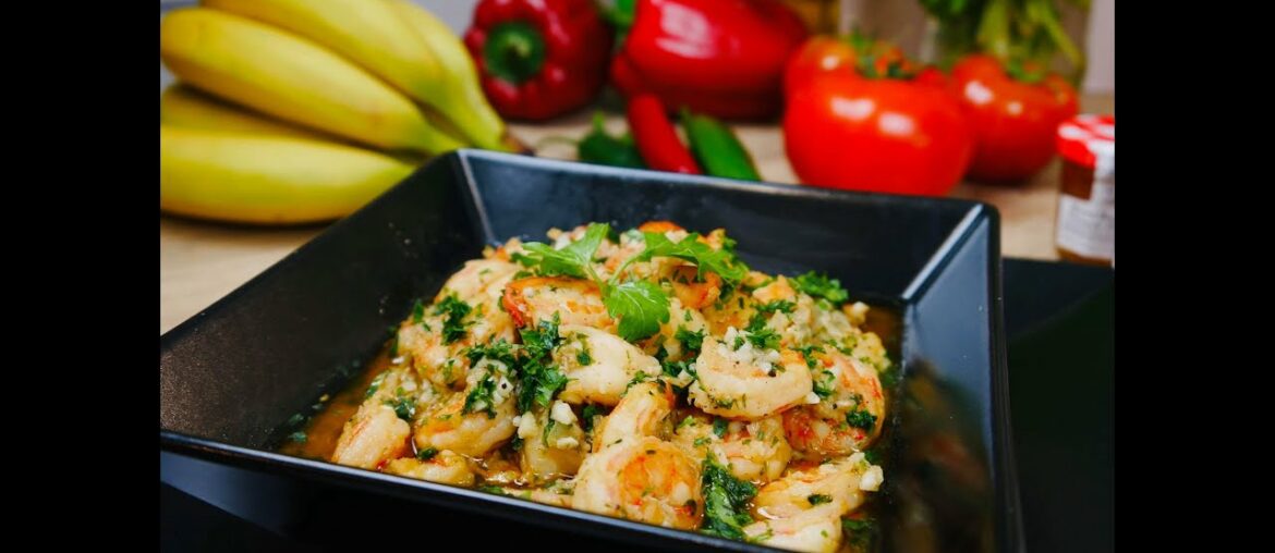 Creveti in sos de vin alb/Shrimps in white wine sauce (English subtitles)