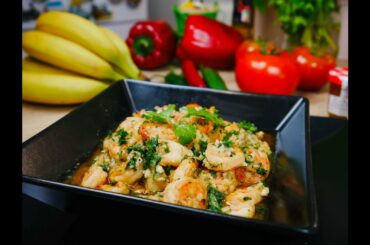 Creveti in sos de vin alb/Shrimps in white wine sauce (English subtitles)