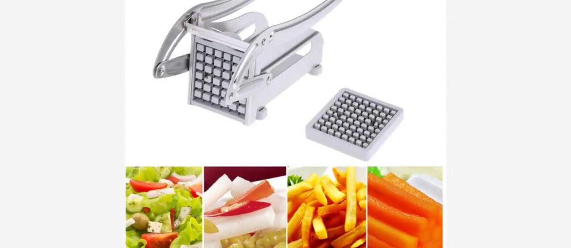Stainless Steel French Fries Cutters Potato Chips Strip Cutting Machin