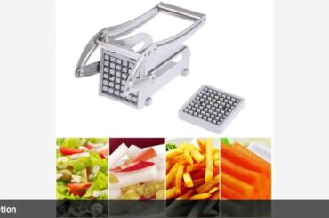 Stainless Steel French Fries Cutters Potato Chips Strip Cutting Machin