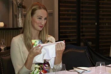 Dining Etiquette with Kristine Stewart