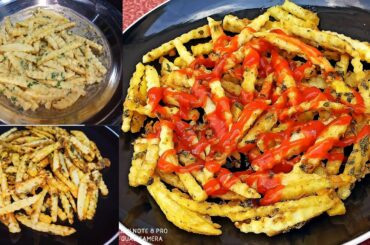 Pakora Fries Recipe|Crispy French Fries Pakora|Ptato Fingers|Aloo Pakode|Roshni Cooking
