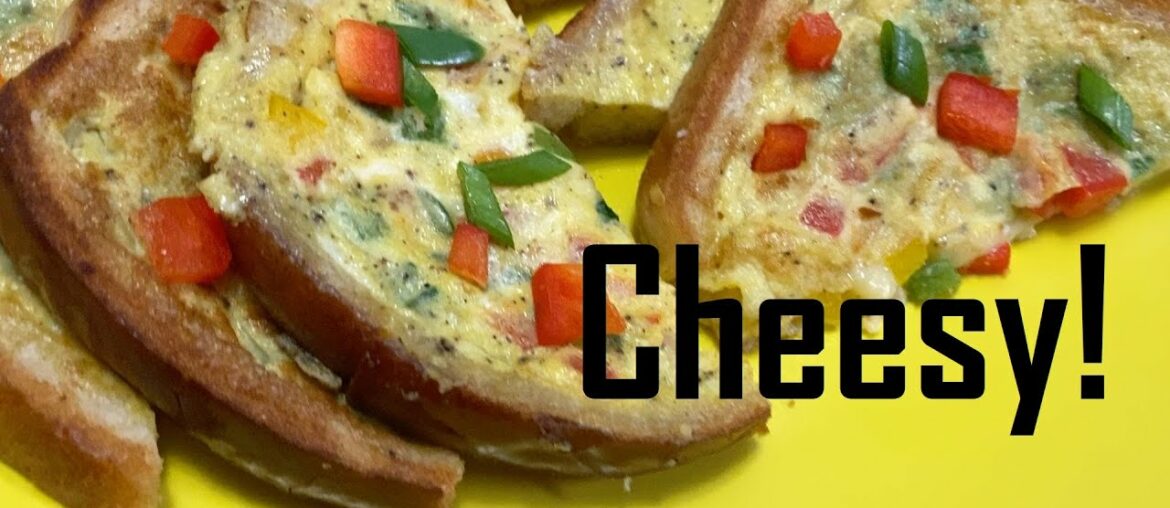 Cheesy French Toast Omlette Recipe
